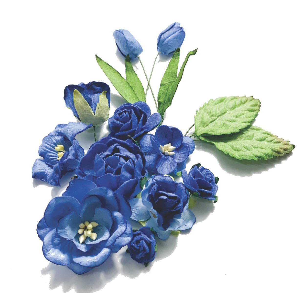 Flor Azul Royal – CS – Ateliê Sandra Negrão