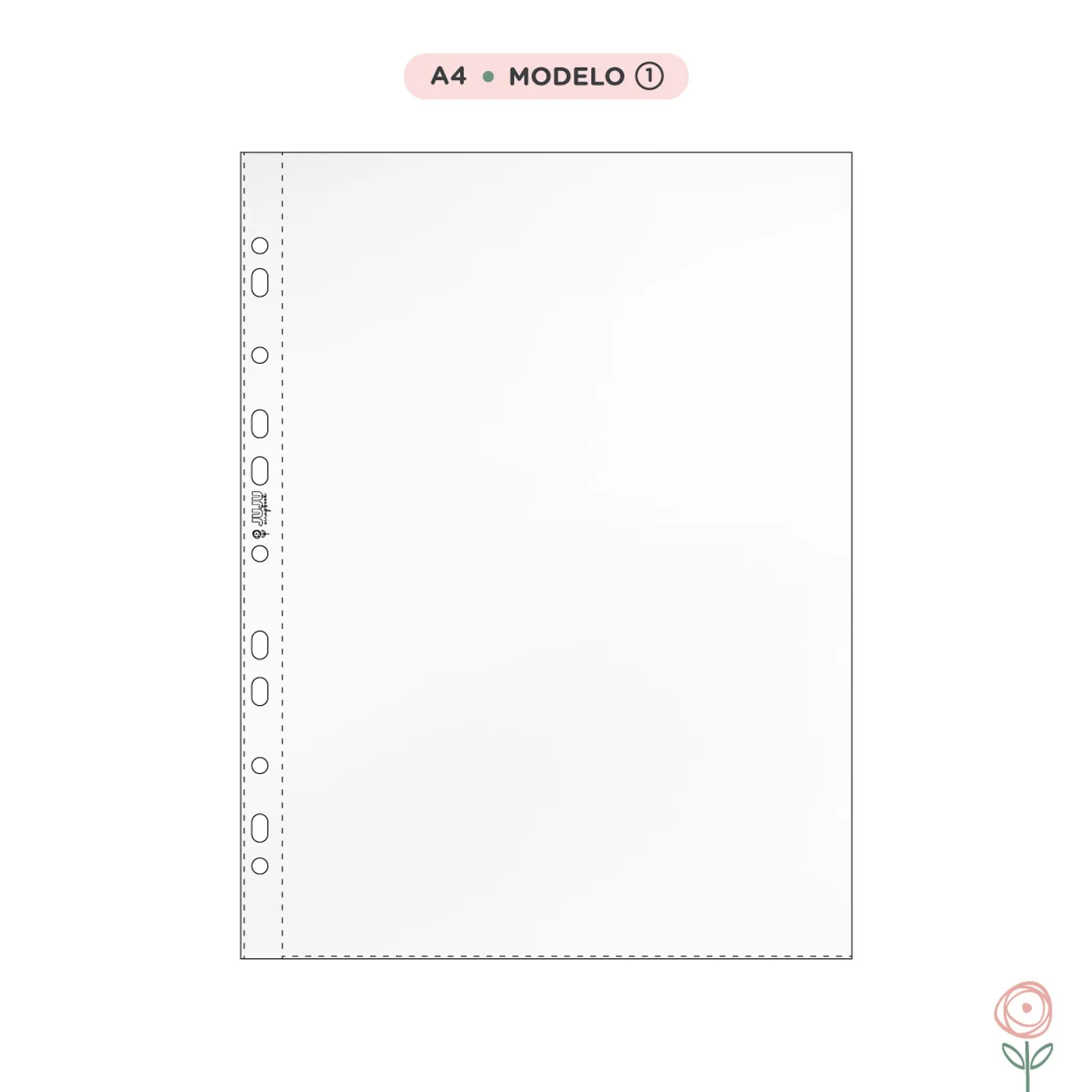 Plásticos P Álbum A4 - Modelo 1 - JuJu Scrapbook