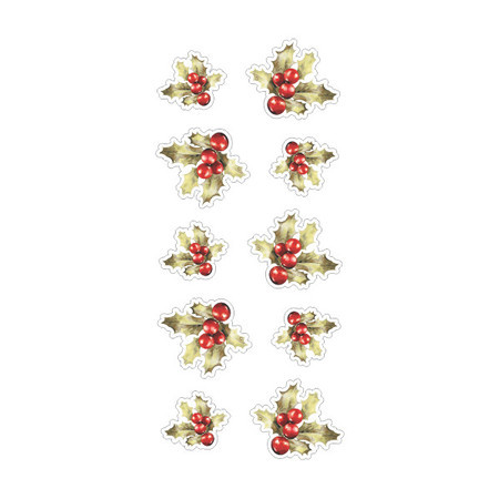 Acrílico Azevinhos - Coleção Magia - CS