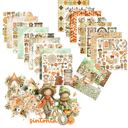 Kit de Papéis Coordenado – Coleção Sintonia – CS