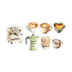 Aplique em Acrílico Café- Coleção Sintonia - CS