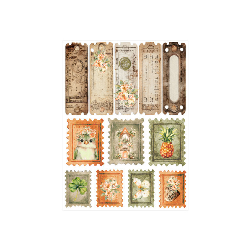 Adesivo DTF UV Tag/Selos/Placas - Coleção Sintonia - CS