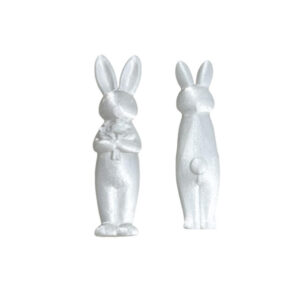 Aplique Coelho Flores 3D - Coleção Jardim de Papel - CS